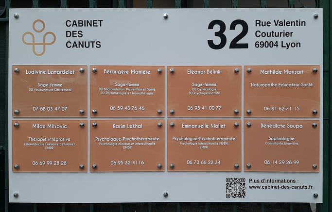 Cabinet des Canuts, 32 rue Valentin Couturier Lyon 4